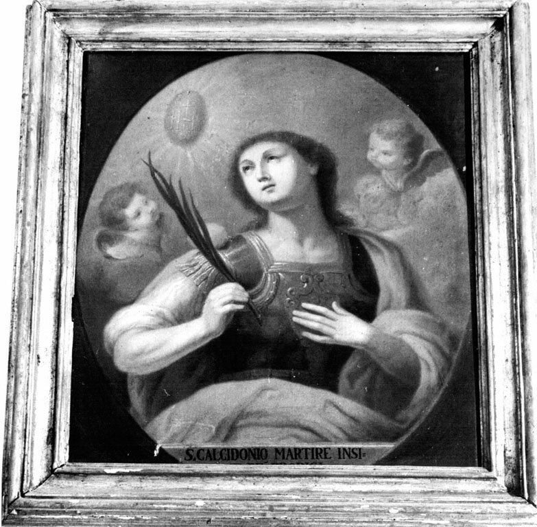 San Calcedonio martire (dipinto) - ambito romano (fine, fine sec. XVIII, sec. XV